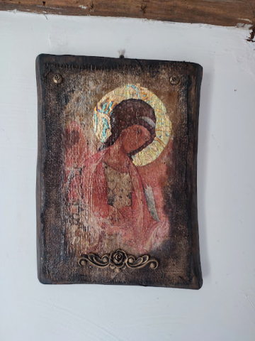 Icoană Rustic‑Sacră Unicat [2]