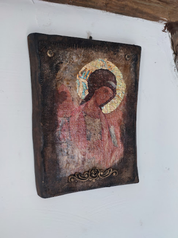 Icoană Rustic‑Sacră Unicat [1]