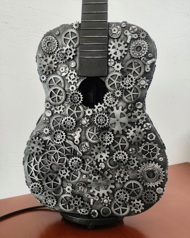 corp iluminat chitară steampunk [7]