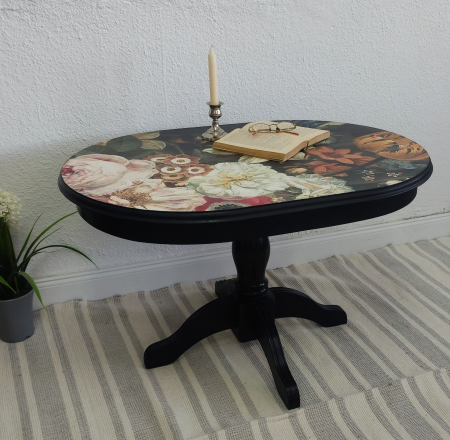 Mobila Reconditionata-Mobila Shabby Chic - Măsuță cafea - La Peinture