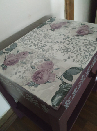 Masuta/noptiera in stil vintage,romantic [3]