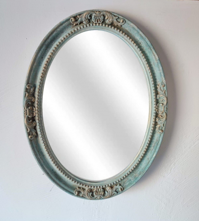 Oglinda ovala cu rama decorativa [4]