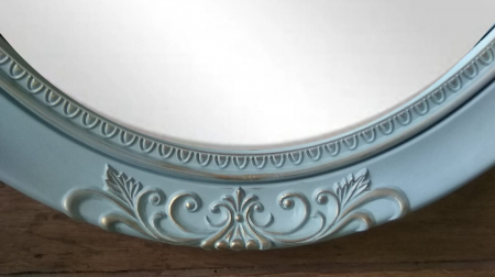 Oglinda ovala de perete-rama decorativa [3]
