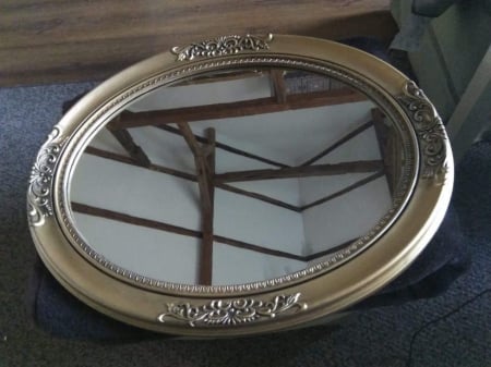 Oglinda ovala stil vintage [0]