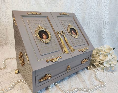 Organizator vintage din lemn-Baroque [5]
