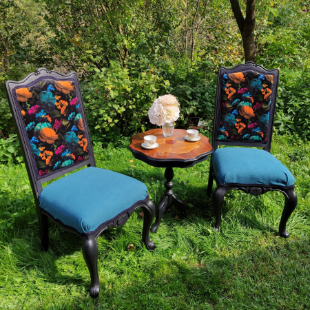 Mobila Reconditionata-Mobila Shabby Chic - Scaune reconditionate