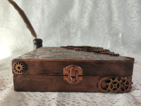 Set accesorii bar in cutie de lemn [6]