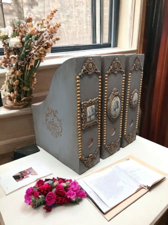 Set bibliorafturi lemn-Antique [3]