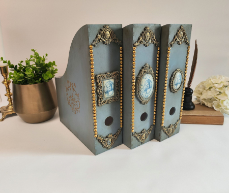 Set bibliorafturi lemn-Antique [7]