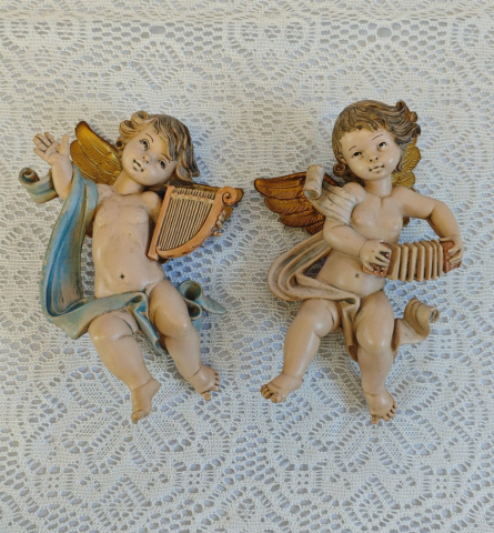 Decorațiuni Casă Unicat – Artă Handmade pentru Spații cu Personalitate - Set îngerași de colecție-Italy