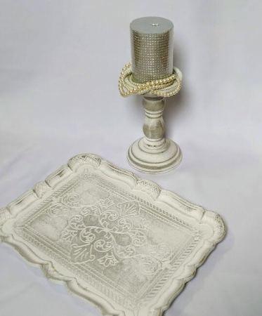 Set lumanare si tavita [5]