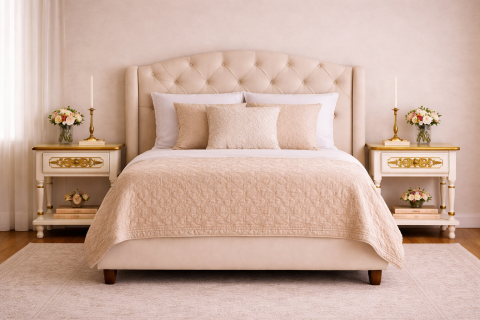 Mobila Reconditionata-Mobila Shabby Chic - Set noptiere -Romantic