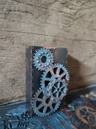 Decoratiuni steampunk/industrial - Suport telecomanda-Steampunk