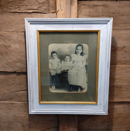Oglinzi si rame decorative - Tablou cu fotografie veche,rama din lemn