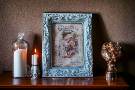 Oglinzi si rame decorative - Tablou/ Rama Foto-Vintage Christmas