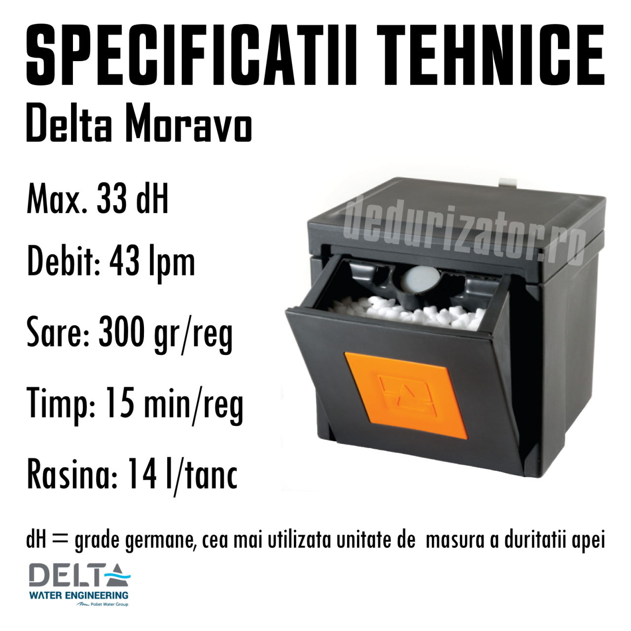 Stație dedurizare non-electrica Delta model Morava [4]