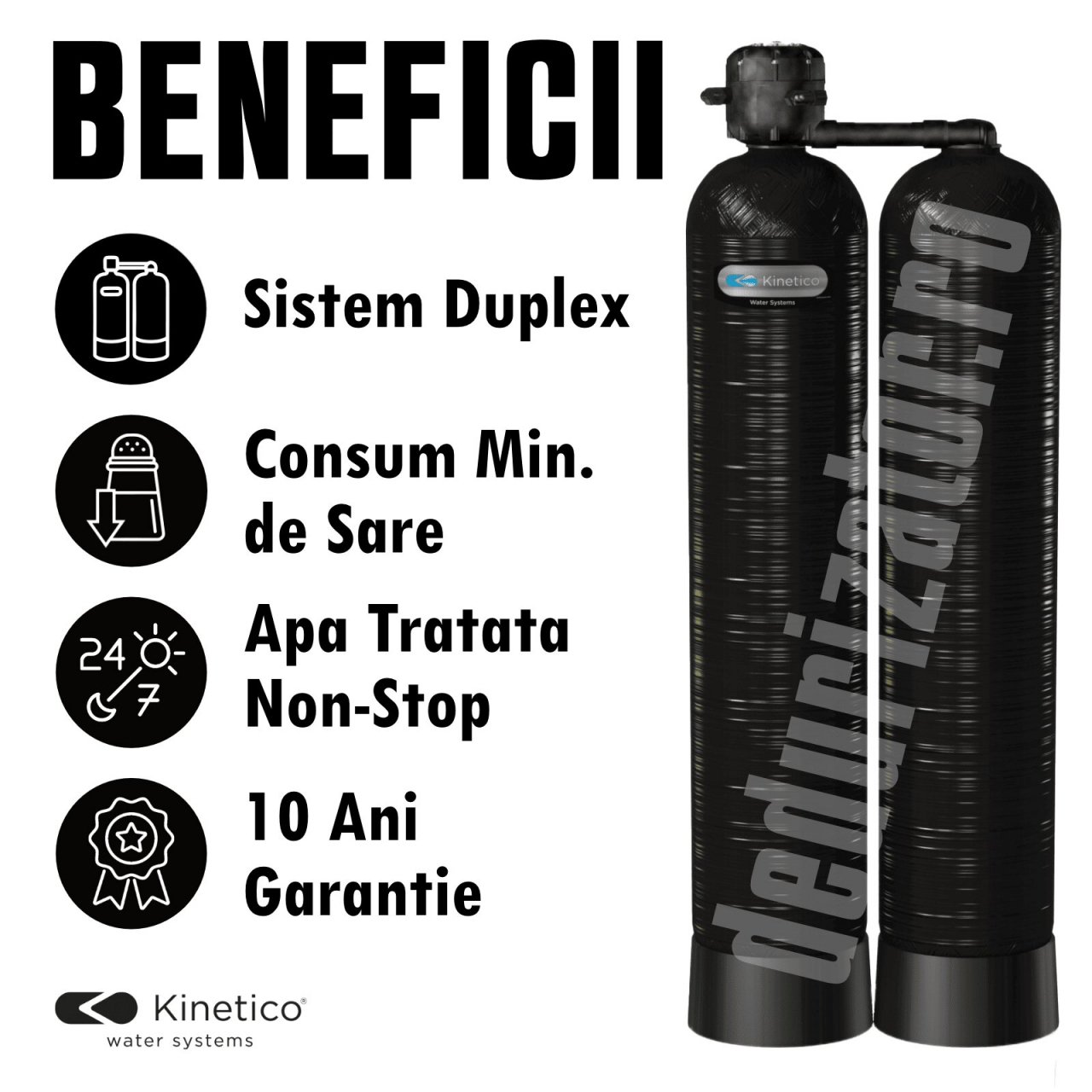 Statie duplex dedurizare demanganizare deferizare apa Kinetico 2030s [3]
