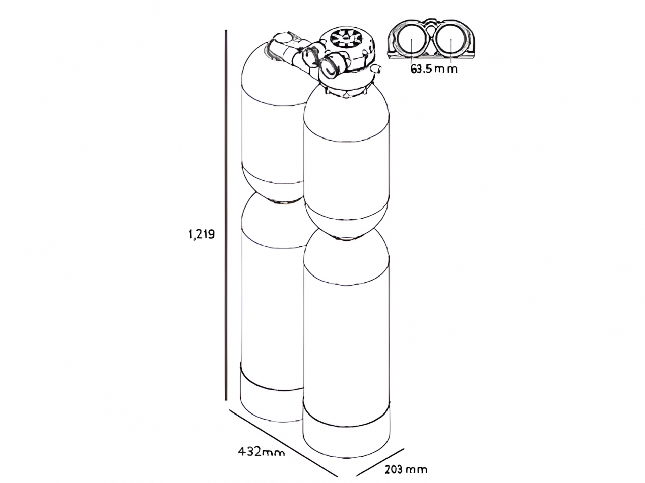 Statie eliminare calcar fier mangan Kinetico 4060s OD Macrolite [8]