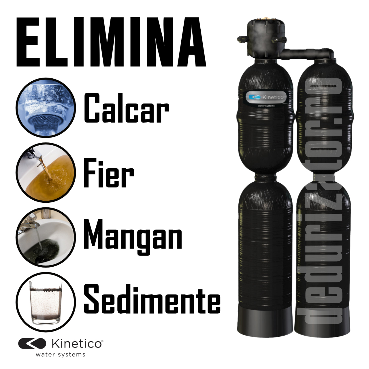 Statie eliminare calcar fier mangan Kinetico 4060s OD Macrolite [2]