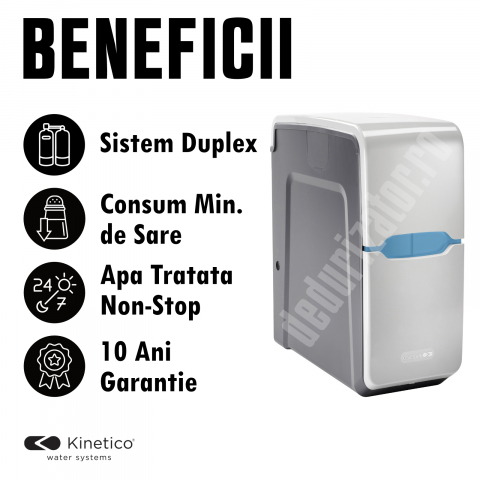 Dedurizator apa fără consum curent electric Premier Compact Kinetico SUA [3]