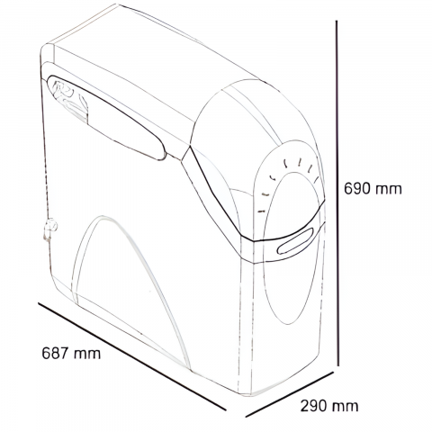Dedurizator non-electric apa Kinetico SUA model 2050c [6]