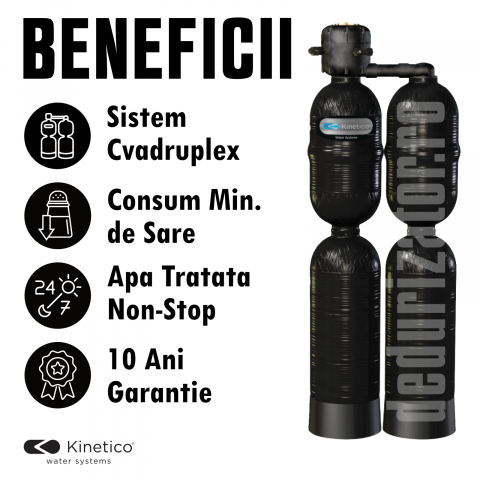 Stație eliminare calcar clor fier mangan Kinetico 4060s OD Carbon [2]