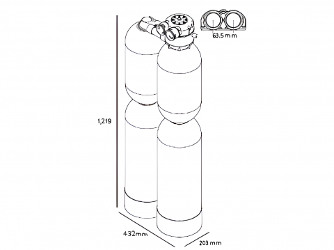 Stație eliminare calcar clor fier mangan Kinetico 4060s OD Carbon [6]