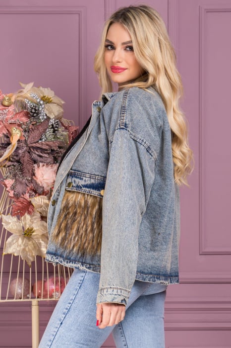 Geaca blugi dama T1 Diamond [2]