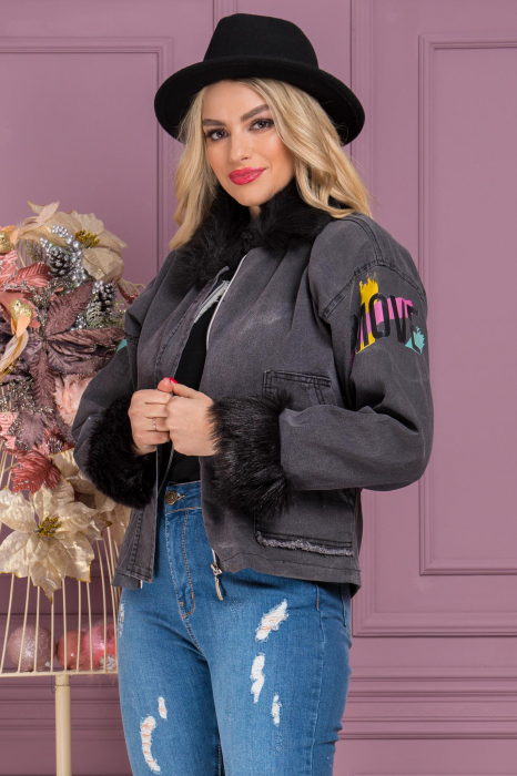 Geaca blugi dama T3 Diamond [3]