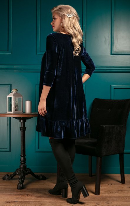 Rochie catifea cu inima Callas [7]