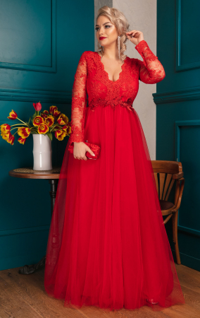 Rochii din tul - Rochie Abra