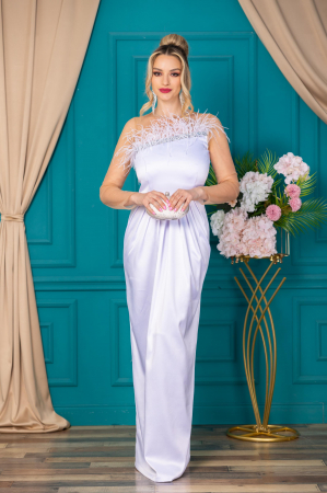 Rochii din saten - Rochie de seara Dione