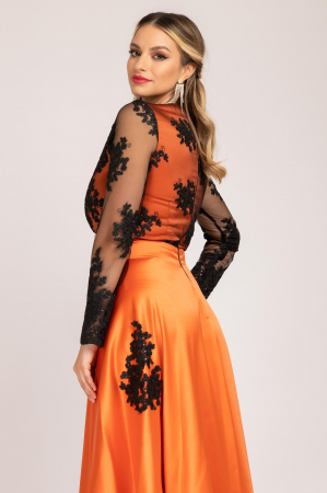 Rochii din tafta - Rochie de seara Geras