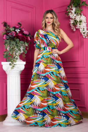 Rochii cu imprimeu - Rochie Biancas