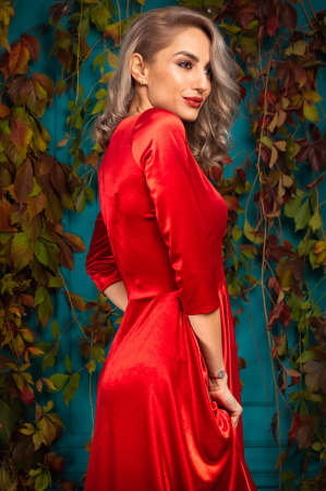 Rochie Viennas Rosu [3]