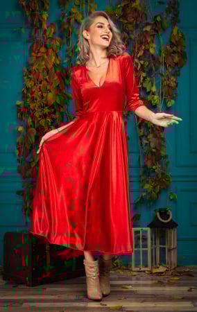 Rochie Viennas Rosu [1]