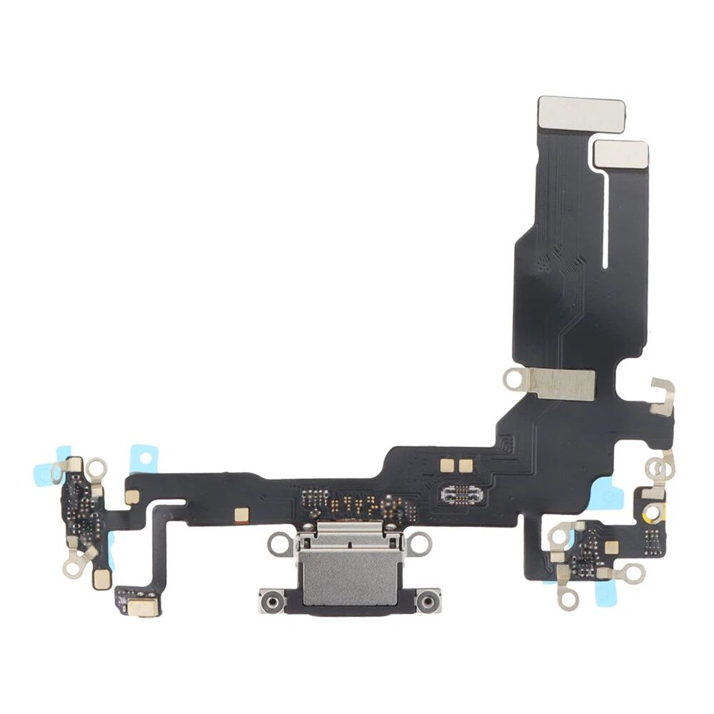 Banda Flex Incarcare pentru Iphone 15 negru mufa incarcare [1]