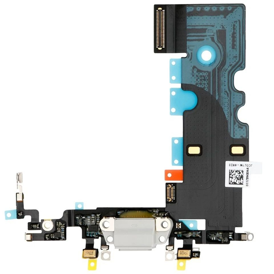 Banda Flex Incarcare pentru Iphone 8 alb white mufa incarcare [1]