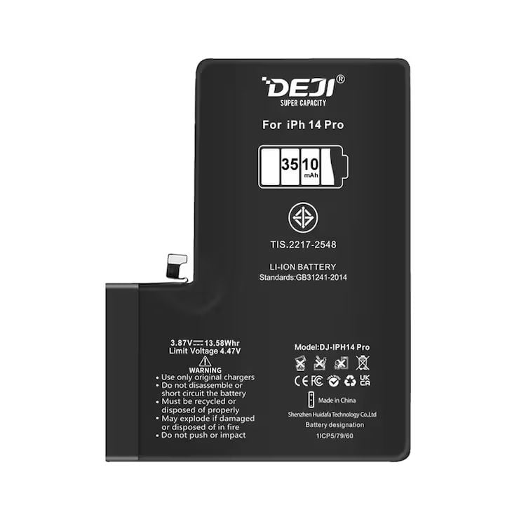 Baterie Compatibila Iphone 14 Pro, Diagnostic, Capacitate Marita (3510 mAh) [1]