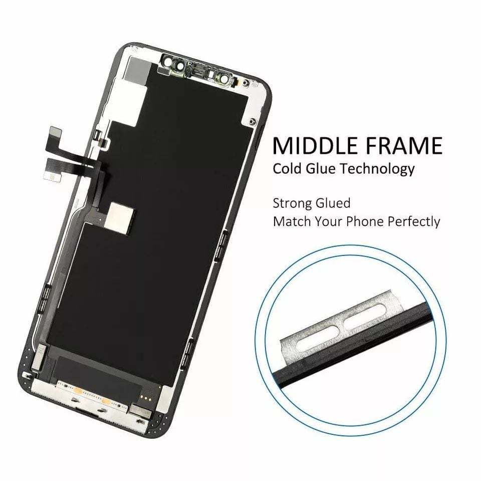 Ecran display lcd apple iphone incell hd hd+ fhd premium negru jhx 11 pro max [4]