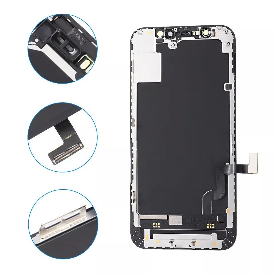 Ecran display lcd apple iphone incell hd hd+ fhd premium negru jhx 12 mini [4]