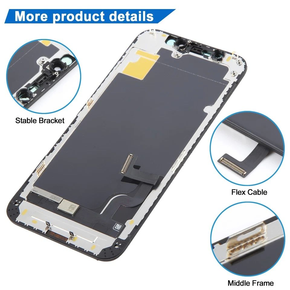 Ecran display lcd apple iphone soft oled premium negru jhx 12 mini [2]