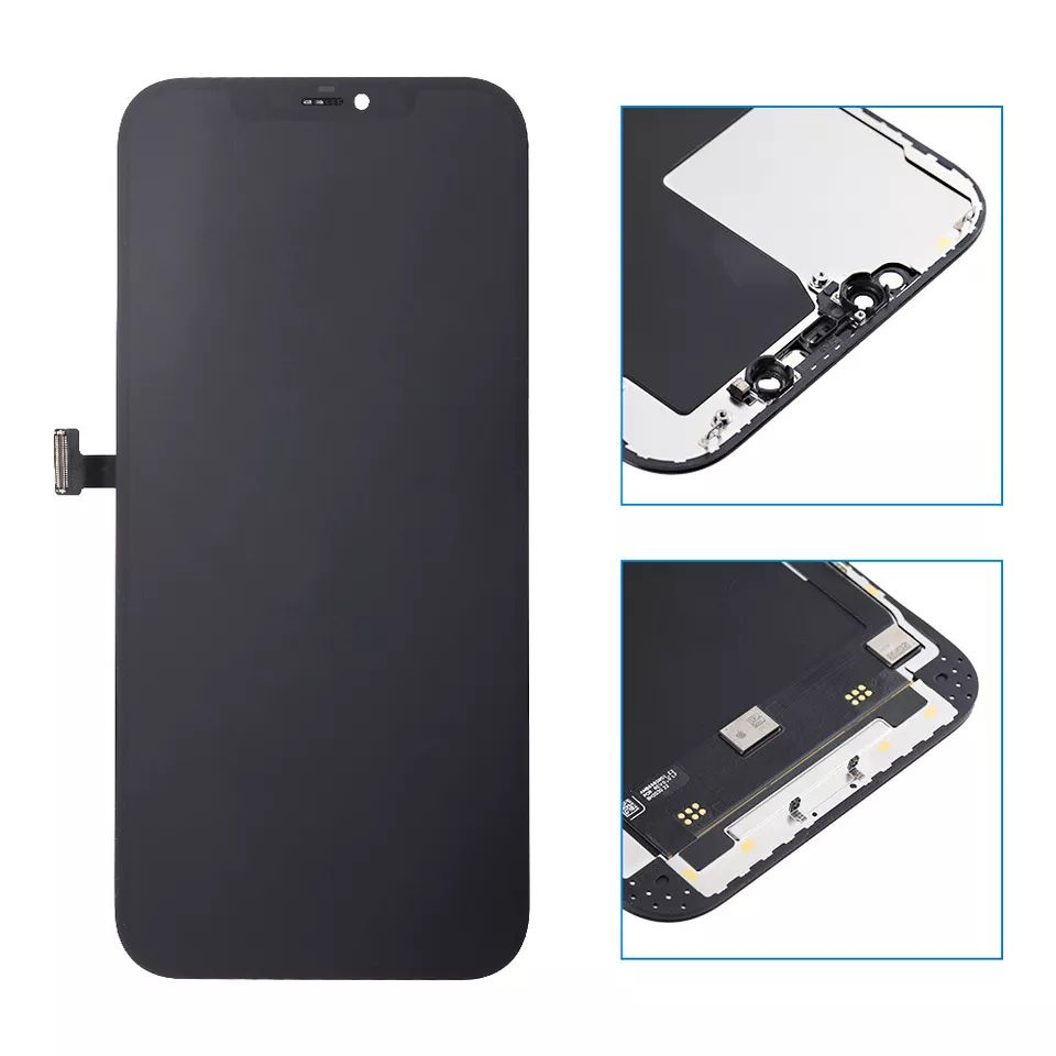 Ecran display lcd apple iphone incell hd hd+ fhd premium negru jhx 12 pro max [2]