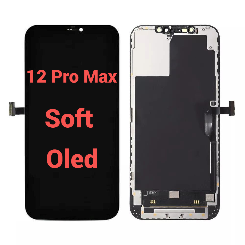 Ecran display lcd apple iphone soft oled premium negru jhx 12 pro max [1]