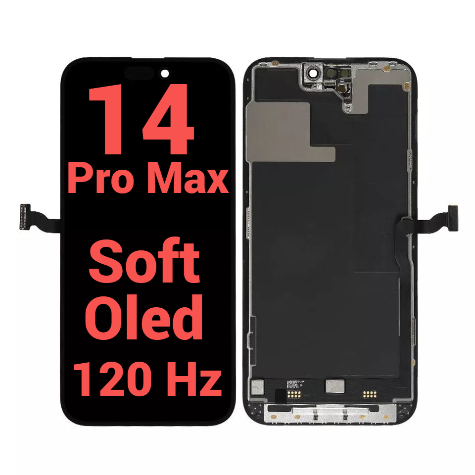Display Ecran Lcd pentru Iphone 14 Pro Max Soft Oled Negru [1]