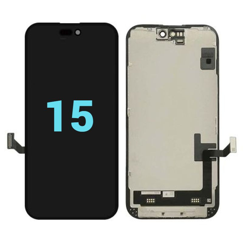 Ecran display lcd apple iphone incell hd hd+ fhd premium negru 15 [1]