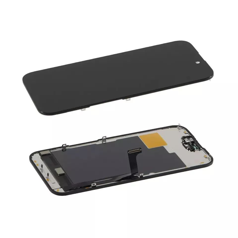 Ecran display lcd apple iphone incell hd hd+ fhd premium negru 15 pro [3]