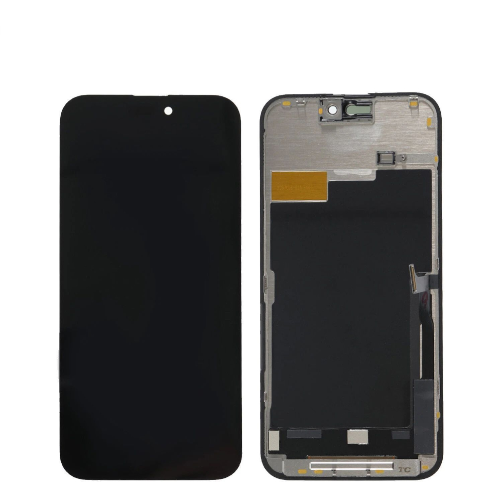 Ecran display lcd apple iphone incell hd hd+ fhd premium negru 15 pro max [2]