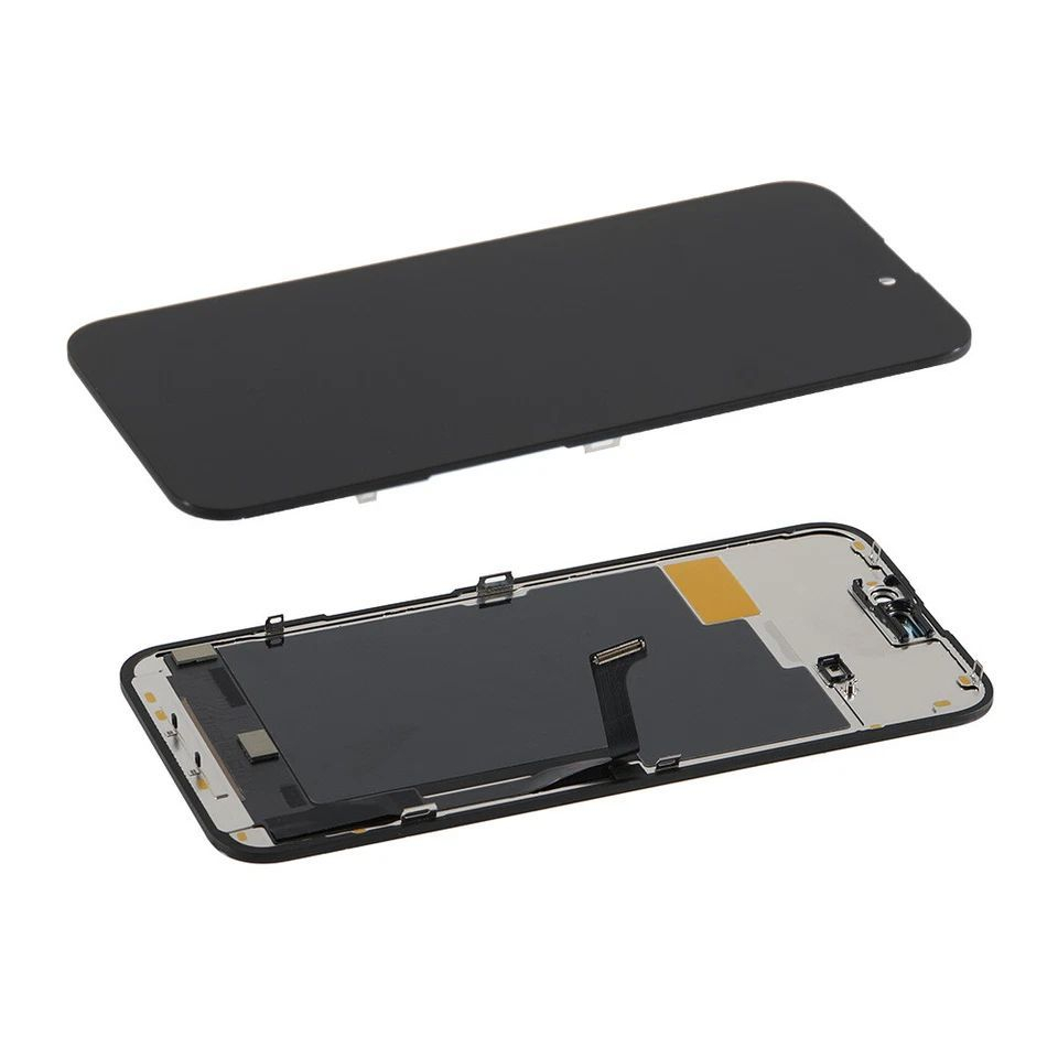 Ecran display lcd apple iphone incell hd hd+ fhd premium negru 15 pro max [4]