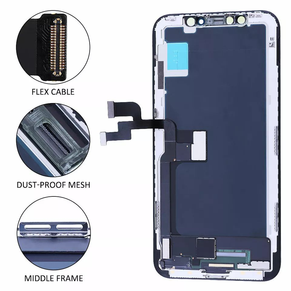 Ecran display lcd apple iphone soft oled premium negru jhx x [2]
